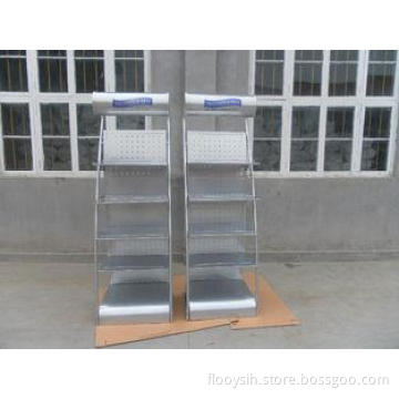 Steel / Iron Retail Display Stands Tiered Display Shelves 2